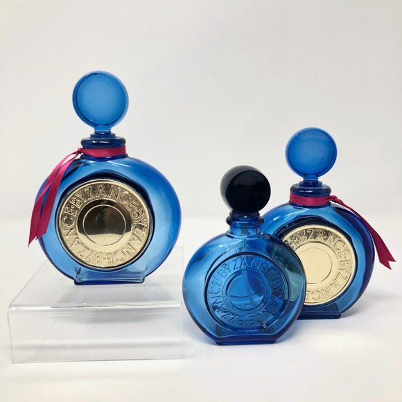 Byzance Rochas Glass EMPTY Perfume Bottles x3 - Picture 2 of 7